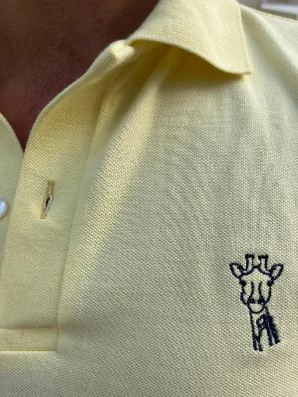 Polo de hombre amarillo claro - Imagen 5